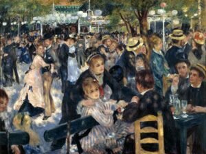 Baile en el Moulin de la Galette de Renoir