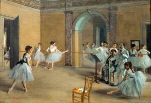 El foyer de la danza en la ópera de Edgar Degas