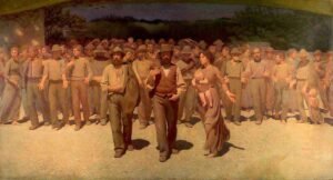 El cuarto estado de Giuseppe Pellizza da Volpedo