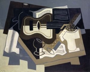 "Guitarra y clarinete" de Juan Gris