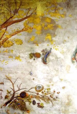 "La rama de flores amarillas" de Odilon Redon