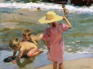 Niños a orillas del mar de Joaquín Sorolla