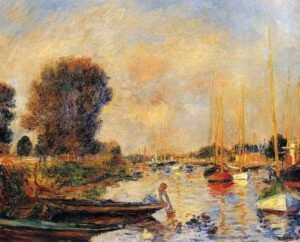 "El Sena en Argenteuil" de Renoir