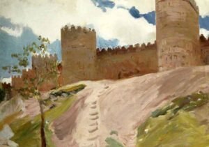 "Murallas de Ávila" de Sorolla