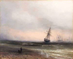 "Paisaje marino en Crimea", de Iván Aivazovsky