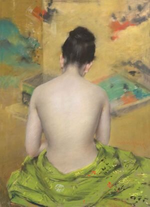 "Espalda desnuda" de William Merrit Chase