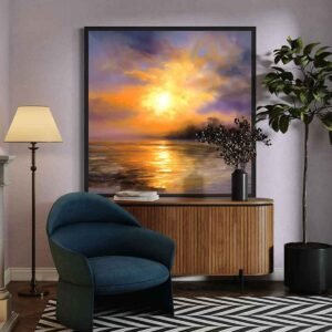 "Puesta de sol" por Copiamuseo en decoración